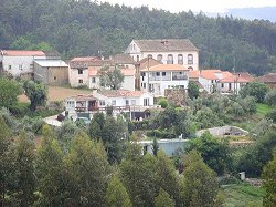 Uitzicht op de vakantiehuizen in Pereiro